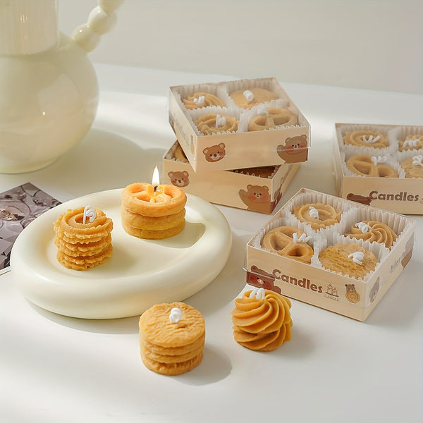 4 Pack Cookie Candle Set